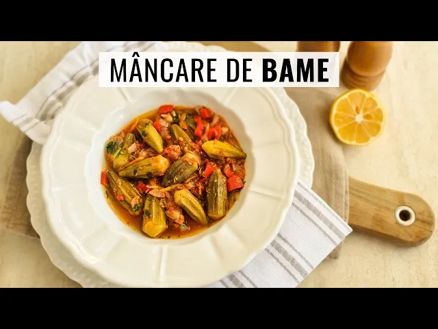'Video thumbnail for O rețetă de post plină de vitamine: mâncare de bame cu sos de roșii | Bucate Aromate'