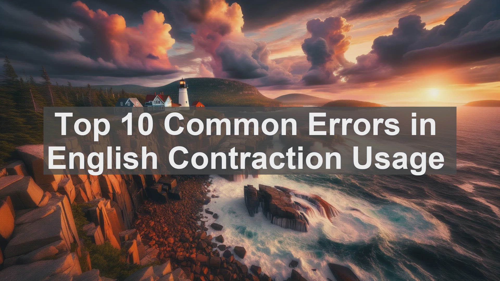 'Video thumbnail for Top 10 Common Errors in English Contraction Usage'