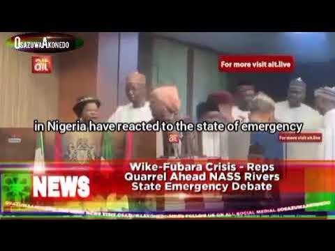 'Video thumbnail for Wike-Fubara Crisis - Reps Quarrel Ahead NASS Rivers State Emergency Debate'