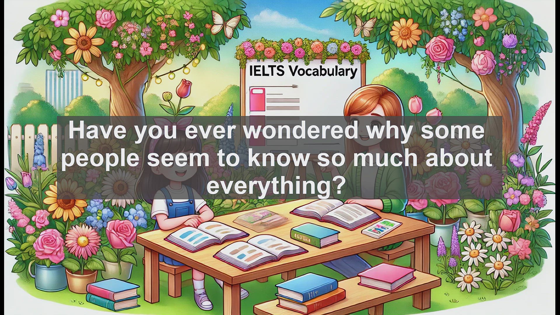 'Video thumbnail for 2500 Must Know IELTS 5.5 Vocabulary - Understanding Knowledge: Key Concept for IELTS and Life'