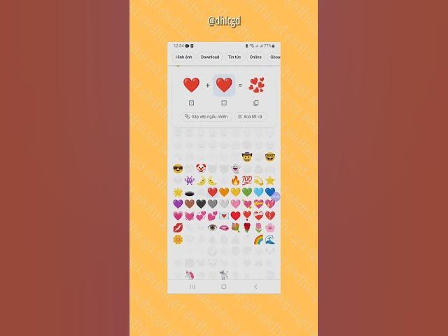 'Video thumbnail for Cùng "nấu" Emoji trên Google. Hướng dẫn trend cách nấu emoji không cần app! #thanhcongnghe #dhlcgd'