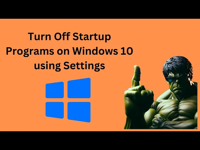 'Video thumbnail for How to Turn Off Startup Programs on Windows 10 using Settings | GearUpWindows Tutorial'