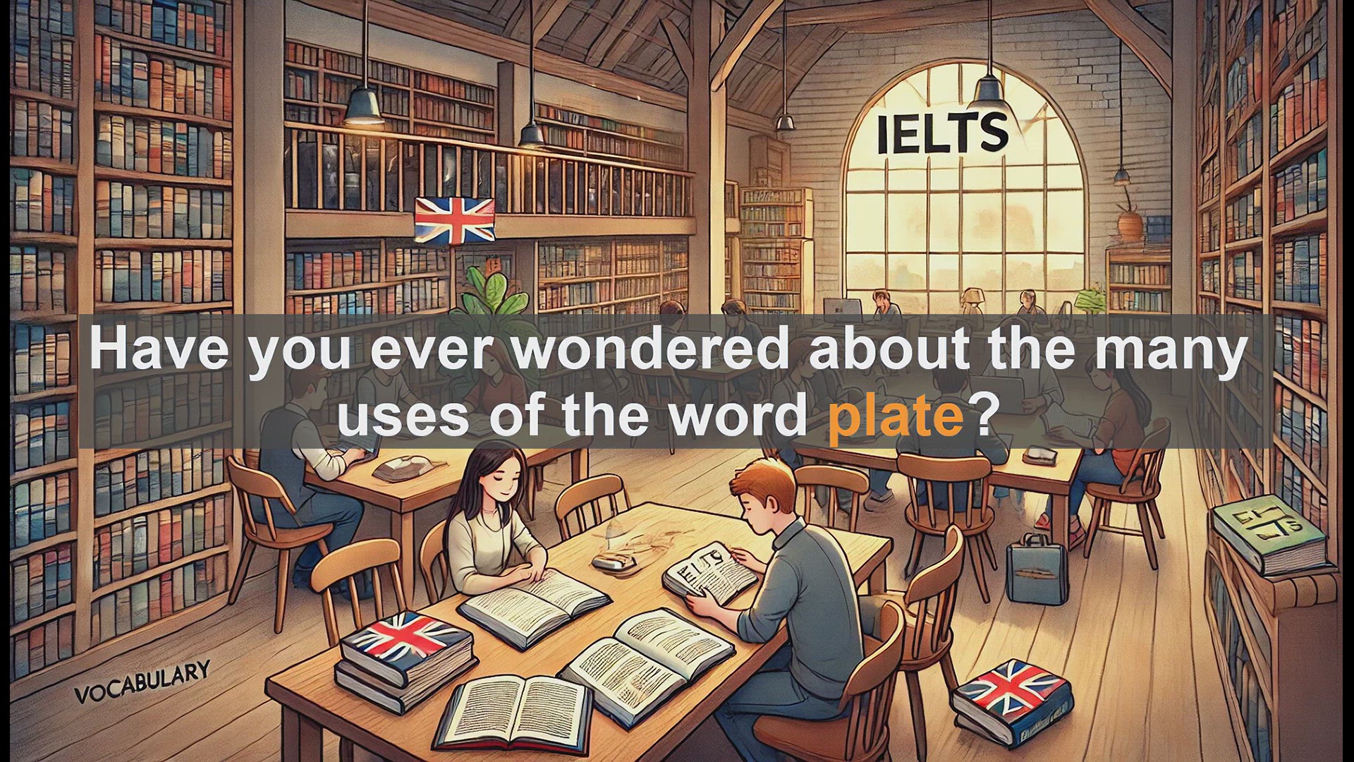 'Video thumbnail for 2500 Must Know IELTS 5.5 Vocabulary - Understanding 'Plate': A Versatile Word for IELTS'