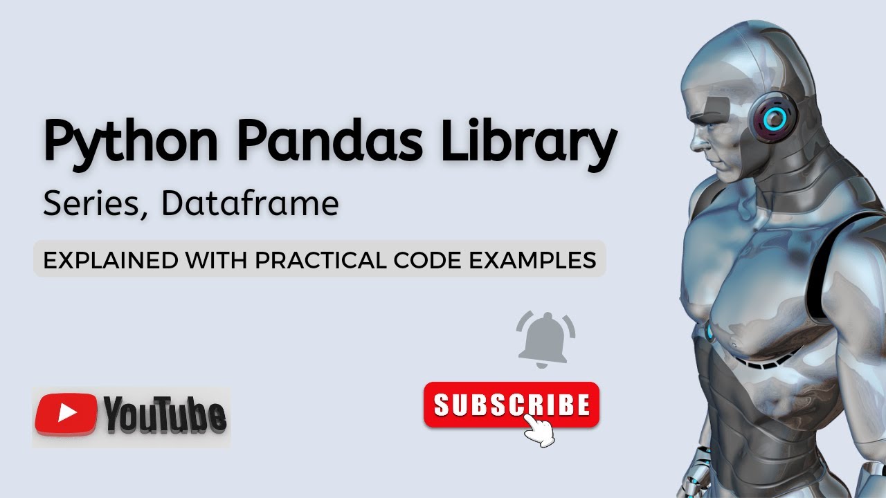 'Video thumbnail for Python Pandas Library Explained | Dataframe, Series | Python Pandas Tutorial'