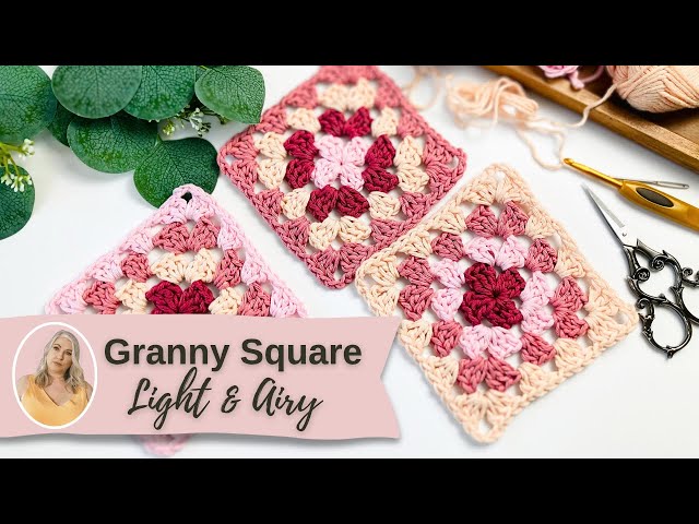 Video thumbnail for Learn How to Crochet a Lacy Granny Square