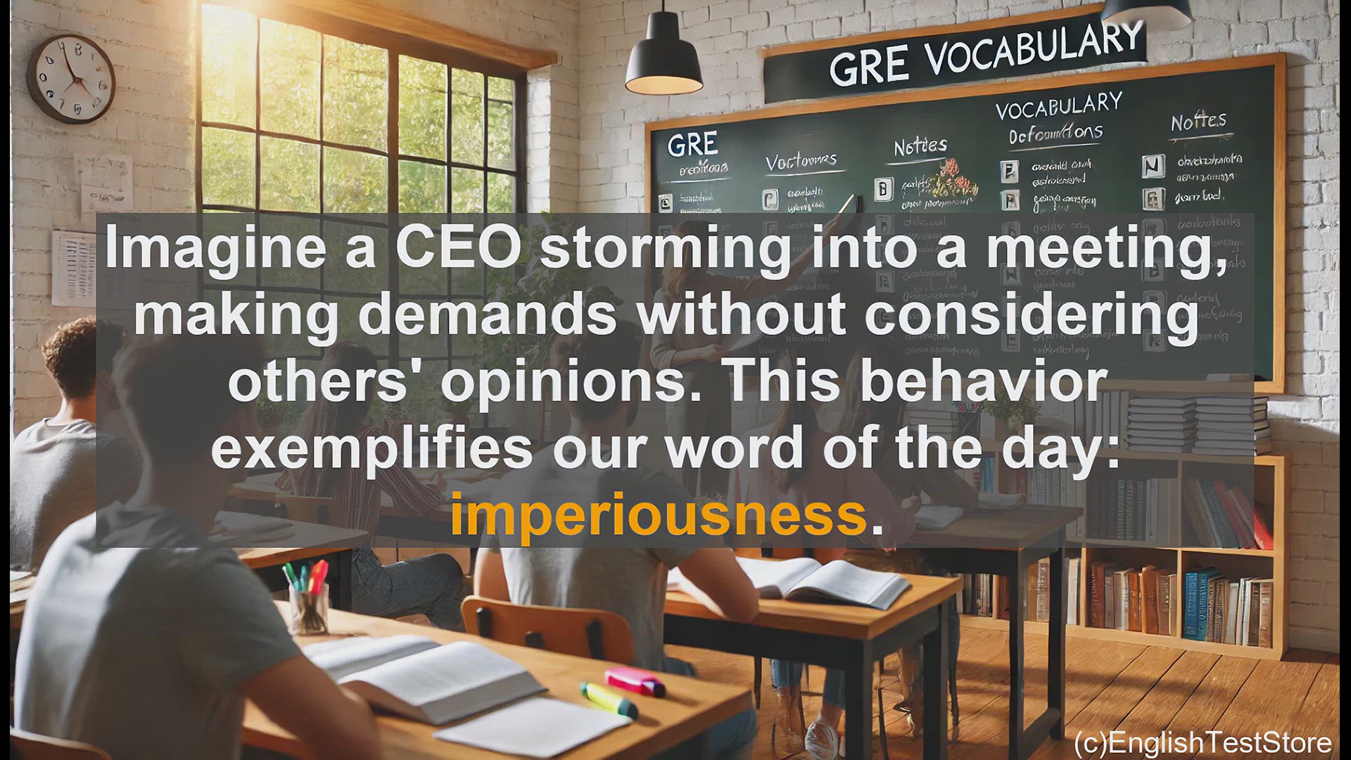 'Video thumbnail for GRE Vocabulary Lesson: The Overbearing Attitude - Understanding Imperiousness'