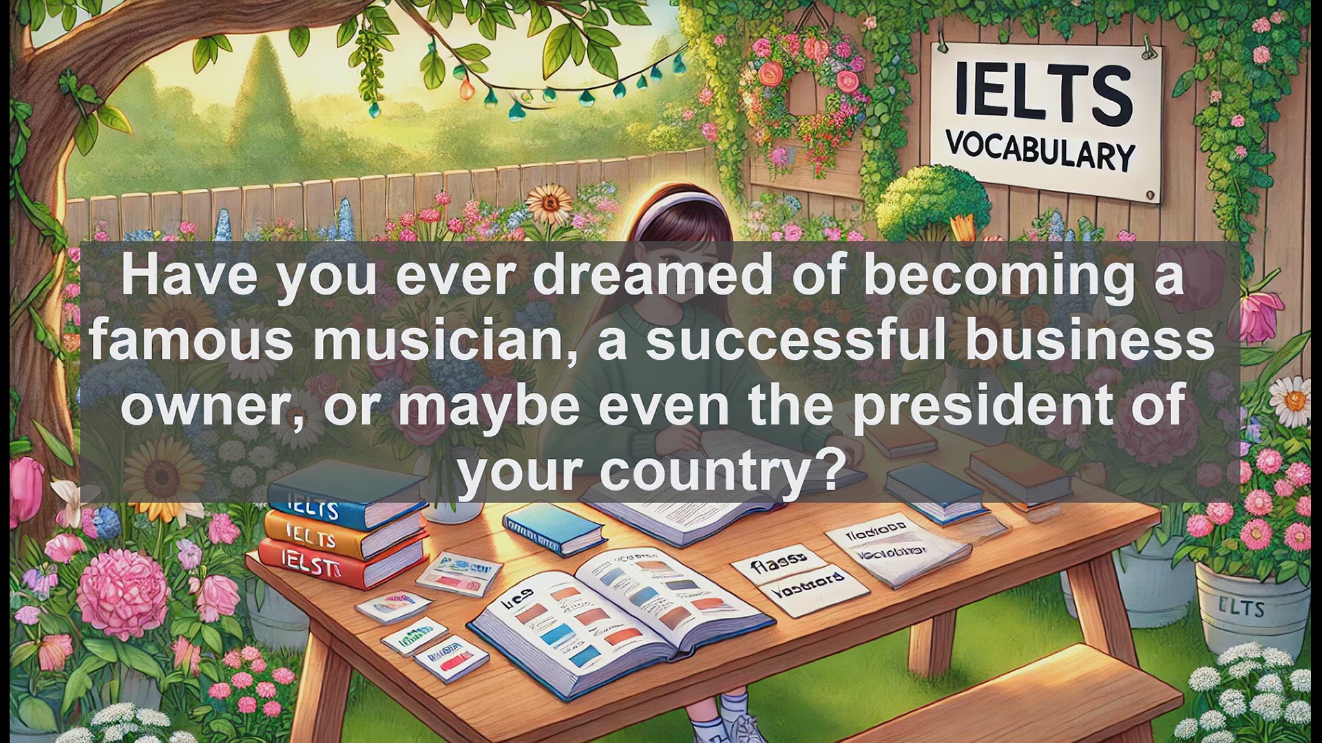 'Video thumbnail for 2500 Must Know IELTS 5.5 Vocabulary - Understanding 'Ambition': A Key Word for IELTS Success'