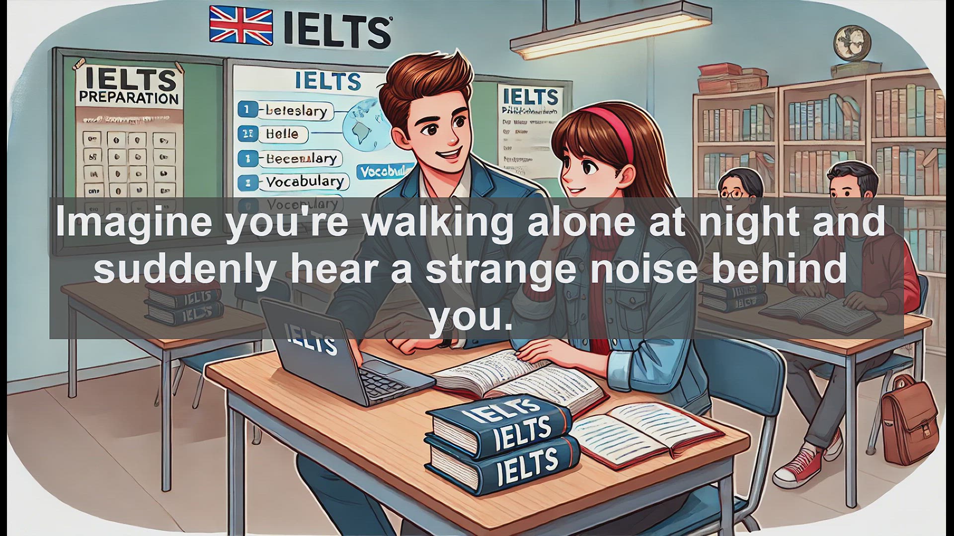 'Video thumbnail for 2500 Must Know IELTS 5.5 Vocabulary - Understanding 'Scared': Essential IELTS Vocabulary'