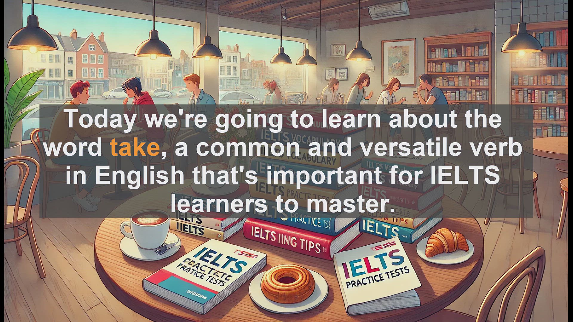 'Video thumbnail for 2500 Must Know IELTS 5.5 Vocabulary - Understanding the Verb 'Take': Essential for IELTS Success'