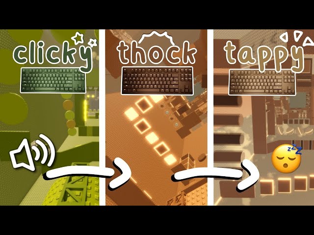Video thumbnail for roblox asmr 🌙  CLICKY KEYBOARD TOWER (creamy keyboard)