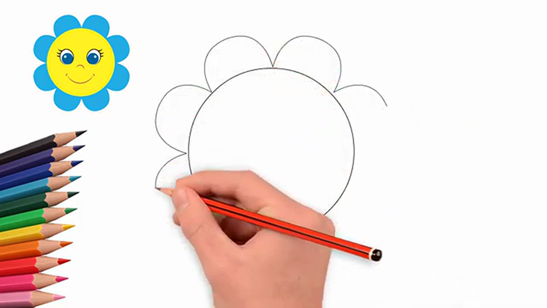 How to Draw Cute Sun Easy and step by step🌞💗🌞 Sun Drawing for kids⛅🌸 Nursery  Drawing TV💗💖💗 - YouTube