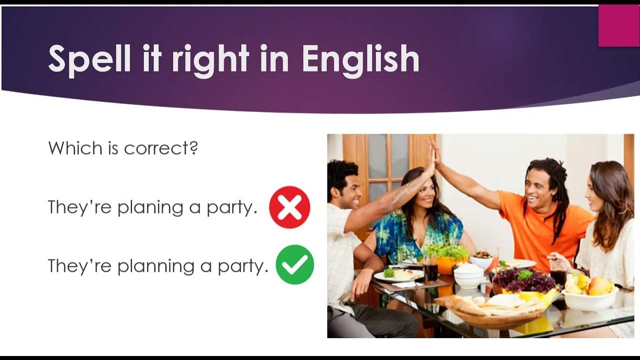 'Video thumbnail for Test your English:  Spelling Verbs with -ing endings'