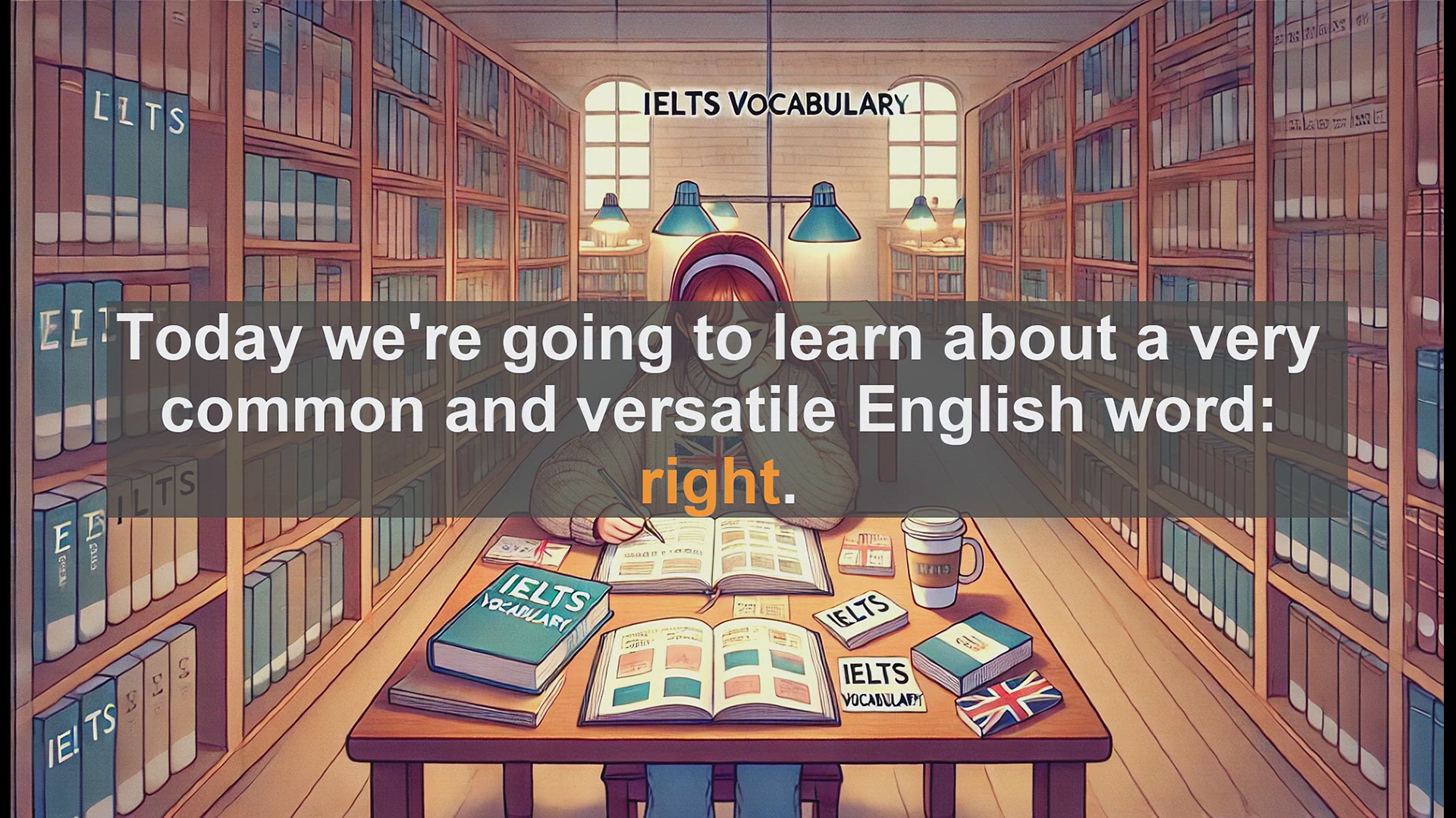 'Video thumbnail for 2500 Must Know IELTS 5.5 Vocabulary - Understanding the Word 'Right': Essential for IELTS Success'