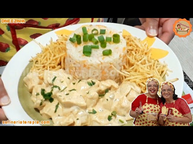 'Video thumbnail for COMO FAZER STROGONOFF DE FRANGO SIMPLES FÁCIL E RÁPIDO COM MOLHO PERFEITO'