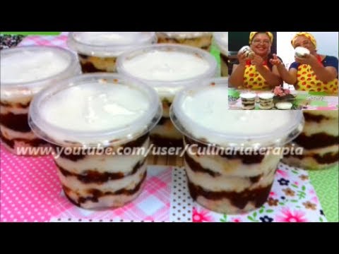 'Video thumbnail for Bolo no Pote com Manjar de Coco e Geleia de Ameixa, Sobremesa Fácil'