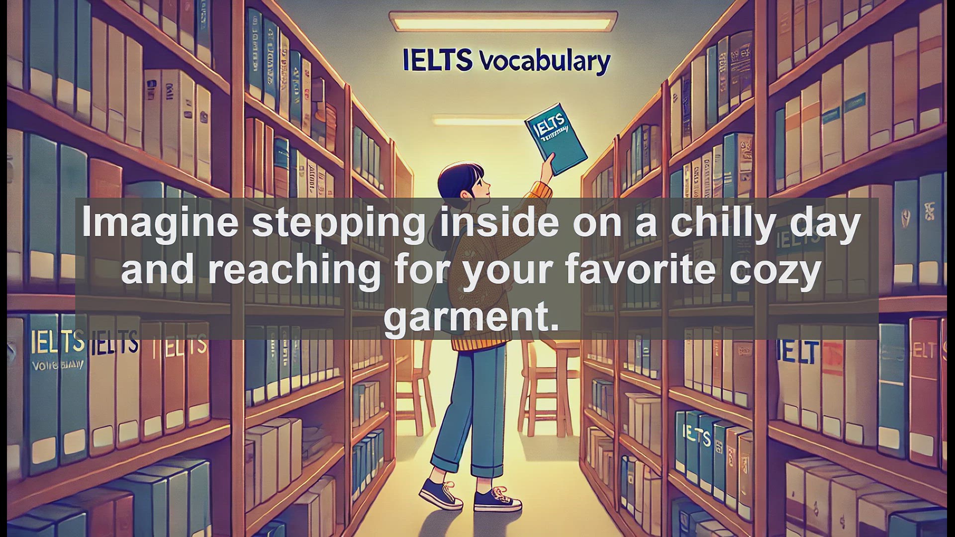 'Video thumbnail for 2500 Must Know IELTS 5.5 Vocabulary - What is a Sweater? Learn English Vocabulary'