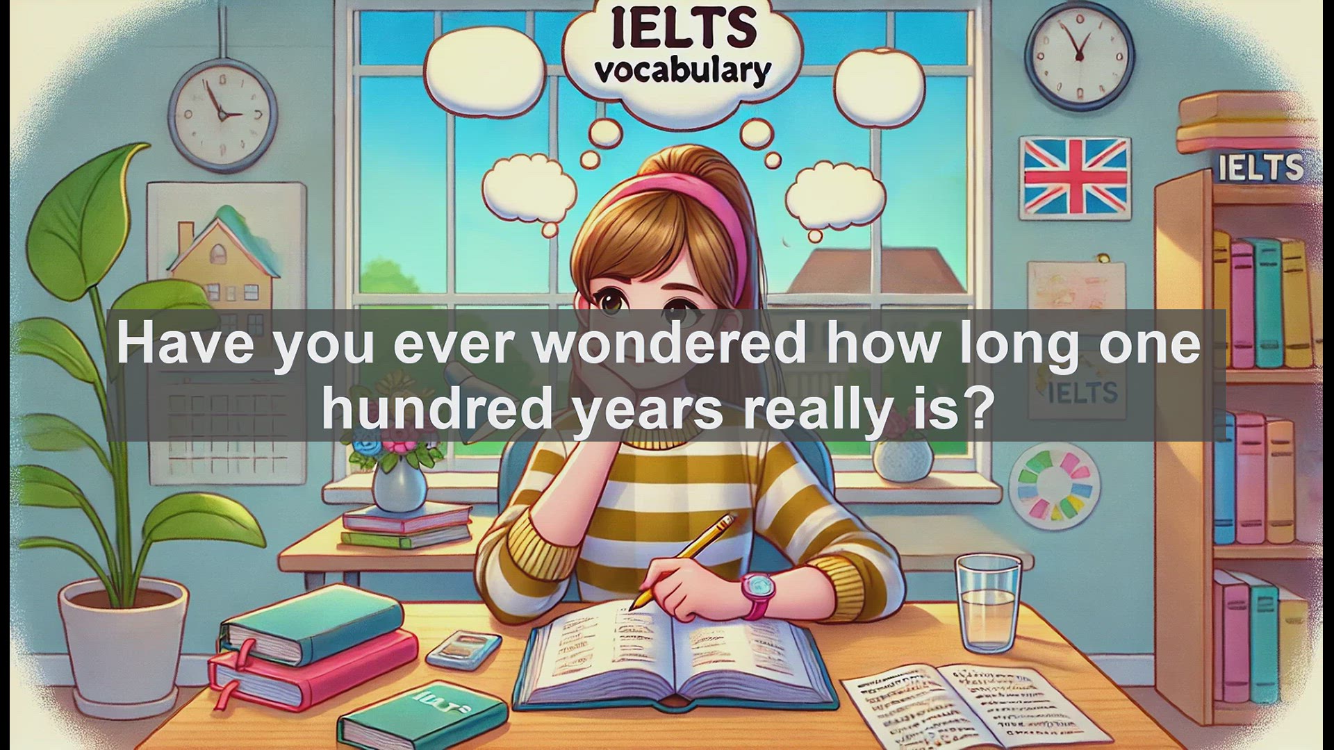 'Video thumbnail for 2500 Must Know IELTS 5.5 Vocabulary - Understanding 'Century': A Key Word for IELTS Success'