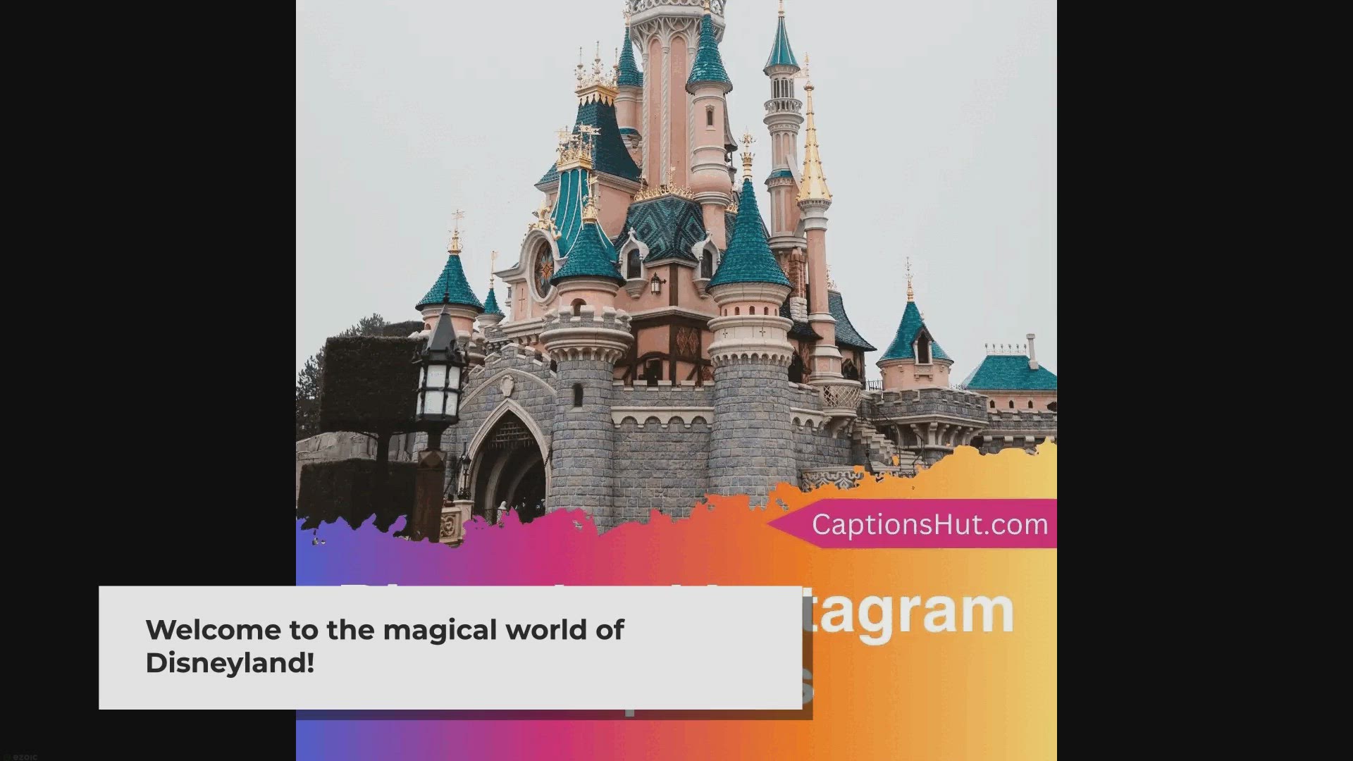 Video thumbnail for 250+ Disneyland Instagram captions with emojis, Copy-Paste