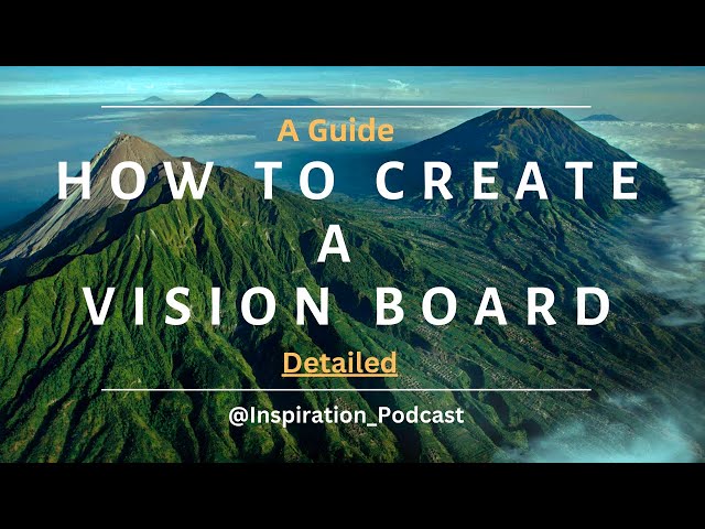 Video thumbnail for How To Create A Vision Board For Manifestation