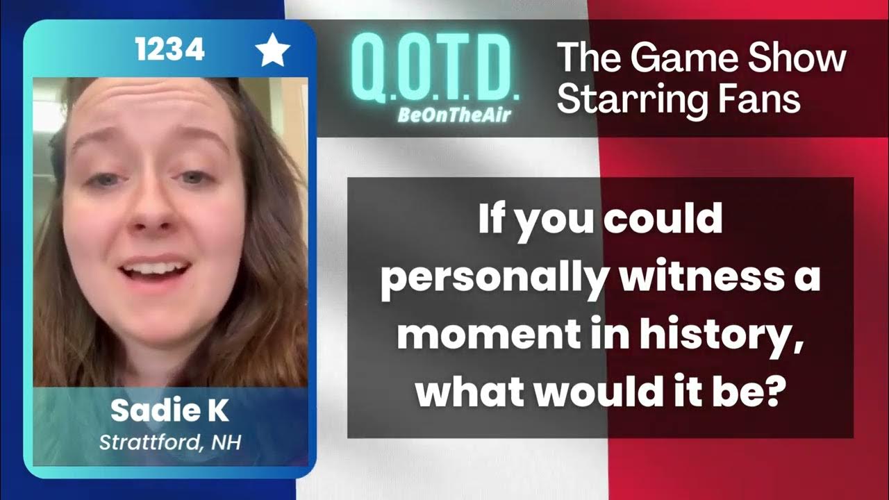 Video thumbnail for Our Favorite Answers: Sadie wants to see opening night of Les Misérables!