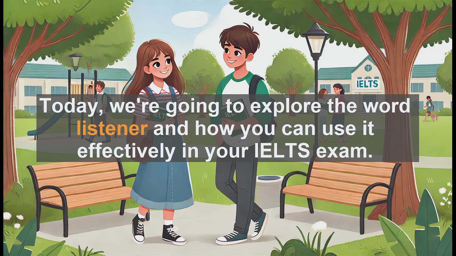 'Video thumbnail for 2500 Must Know IELTS 5.5 Vocabulary - Understanding 'Listener': Boost Your IELTS Vocabulary'