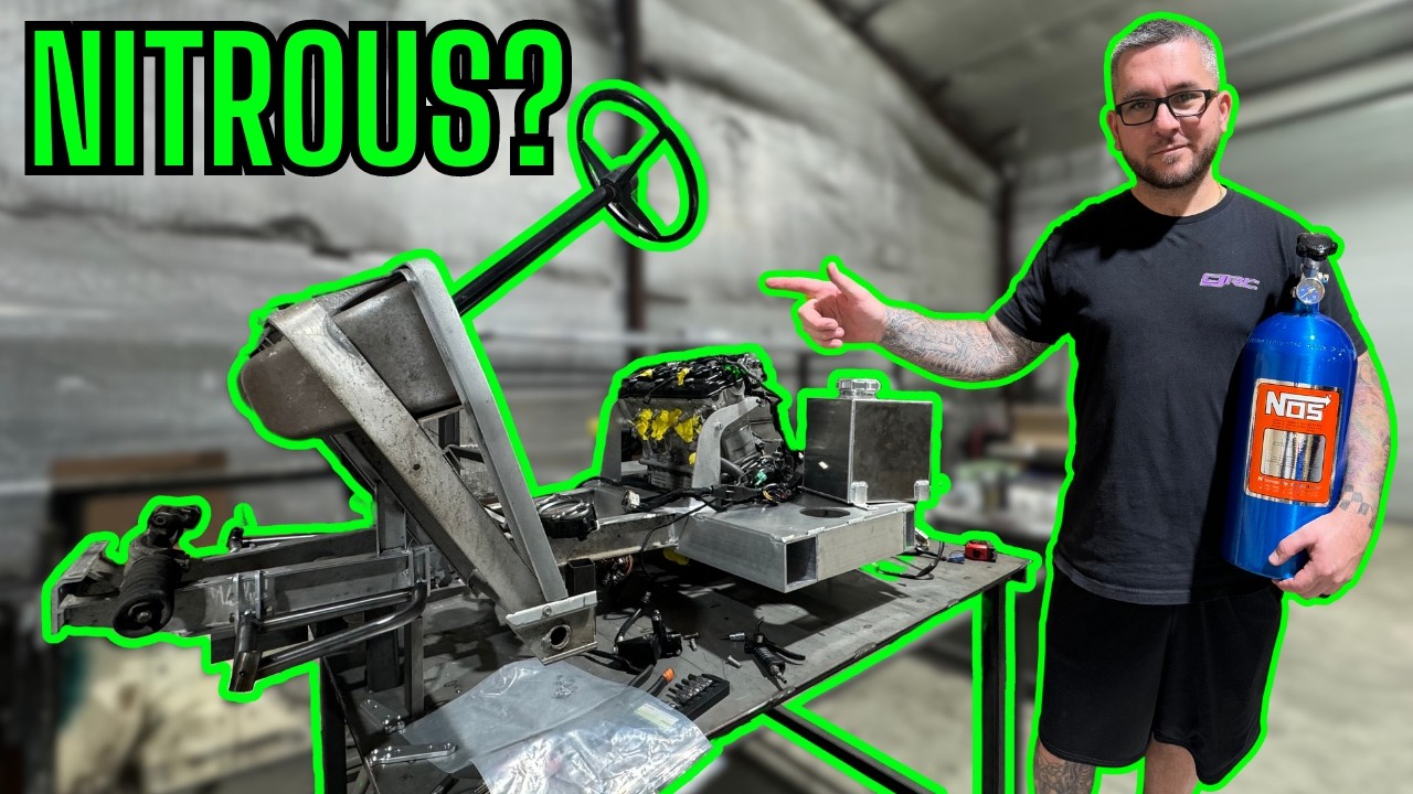 Video thumbnail for Hayabusa swapped golf cart! WILL IT RUN?