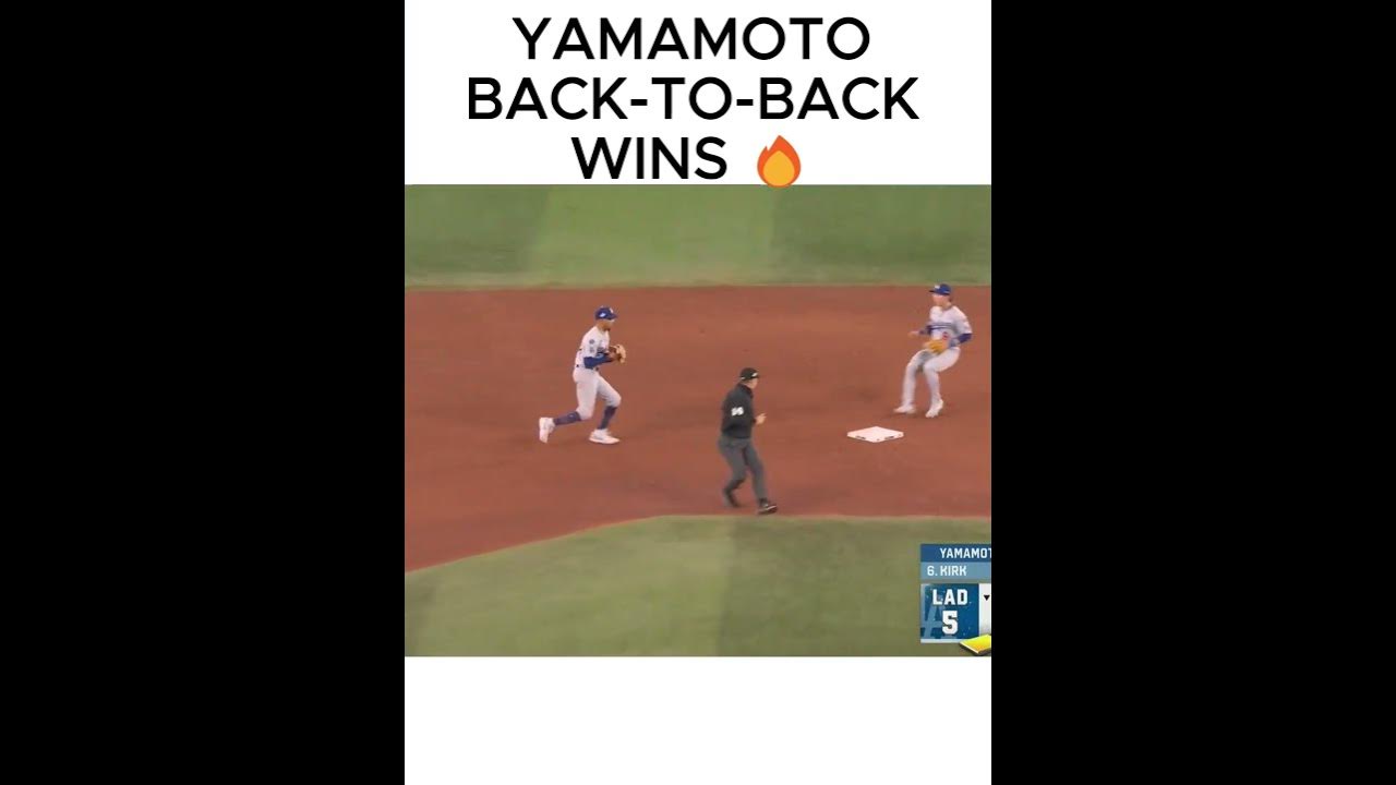 Video thumbnail for YAMAMOTO DOES IT AGAIN! Back-to-Back WS Wins 😳🔥