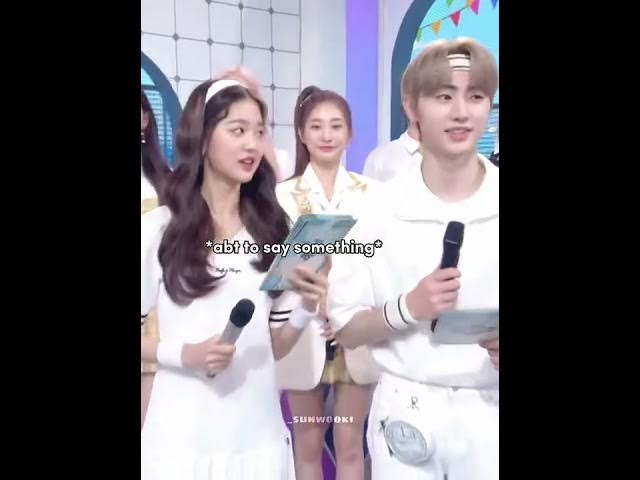 Video thumbnail for Jangkku having a small convo until they saw the cam zoom out 😭😭 #jangkku #sunghoon #wonyoung