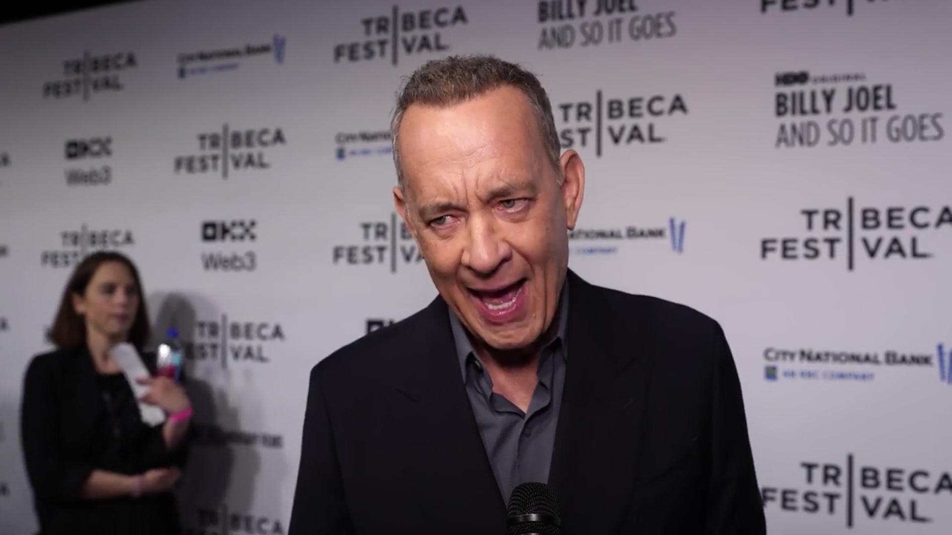 'Video thumbnail for Tom Hanks honors Billy Joel at 'Billy Joel: And So It Goes' Premiere at Tribeca Film Festival'