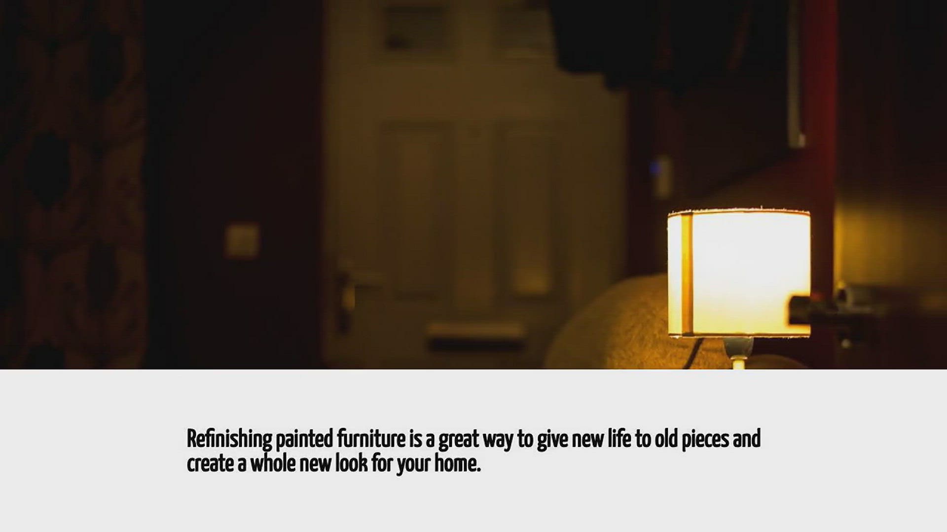 Video thumbnail for How To Refinish Painted Furniture