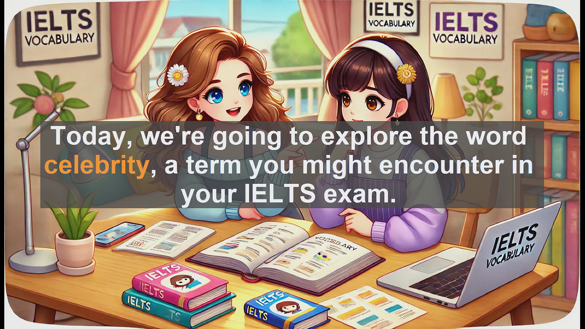 'Video thumbnail for 2500 Must Know IELTS 5.5 Vocabulary - Understanding 'Celebrity': Key Vocabulary for IELTS'