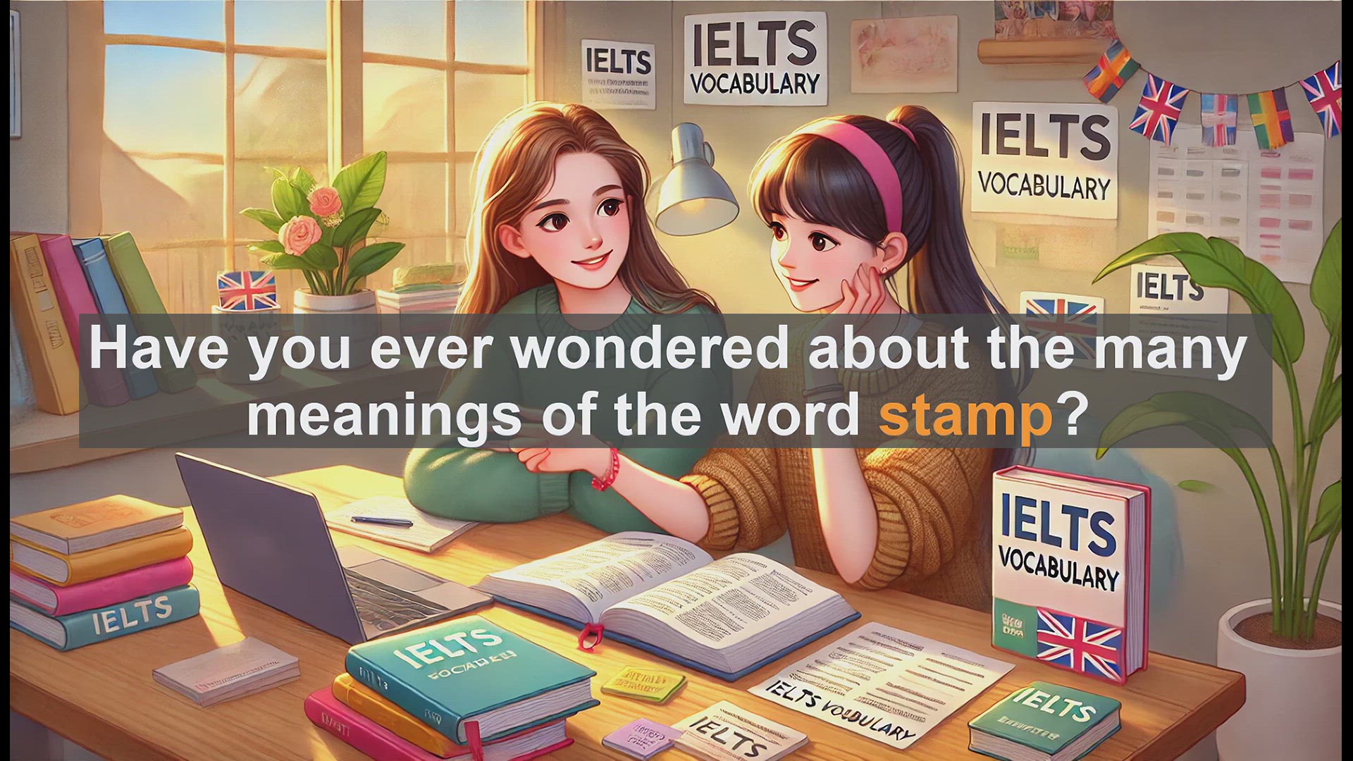 'Video thumbnail for 2500 Must Know IELTS 5.5 Vocabulary - Understanding the Word 'Stamp': Meanings and Uses for IELTS'