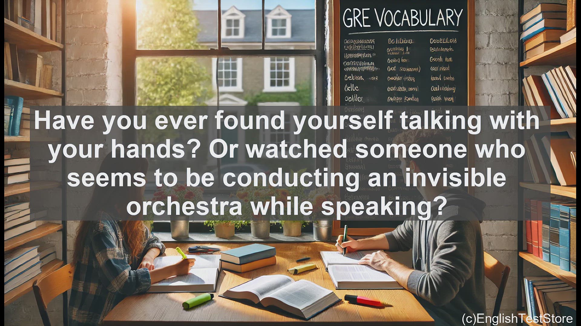 'Video thumbnail for GRE Vocabulary Lesson: The Art of Gesticulation - Expressive Body Language'