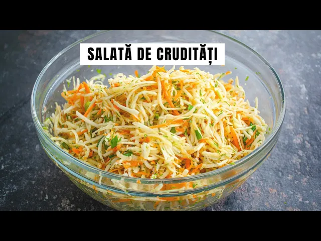 'Video thumbnail for Salată de crudități - multe vitamine, puține calorii | Bucate Aromate'