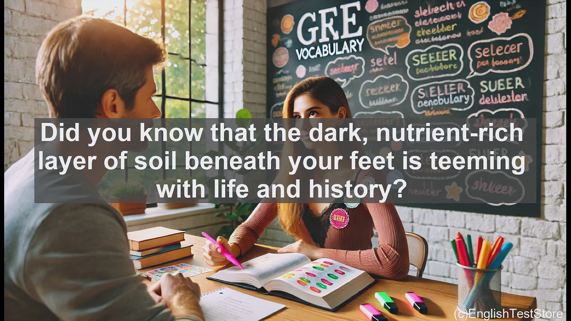 'Video thumbnail for GRE Vocabulary Lesson: Exploring the Wonders of Humus - The Lifeblood of Fertile Soil'