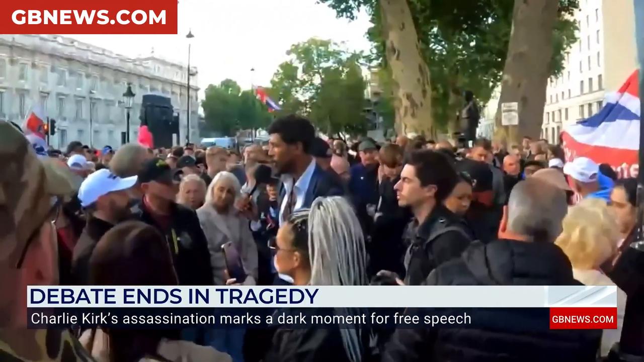 Video thumbnail for WATCH: Winston Marshall pays tribute to Charlie Kirk and calls for 'turning point' in society