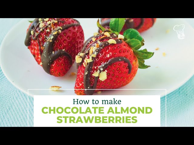 Video thumbnail for How to Make Chocolate Almond Strawberries | Dessert Recipe | healthEcooks.com