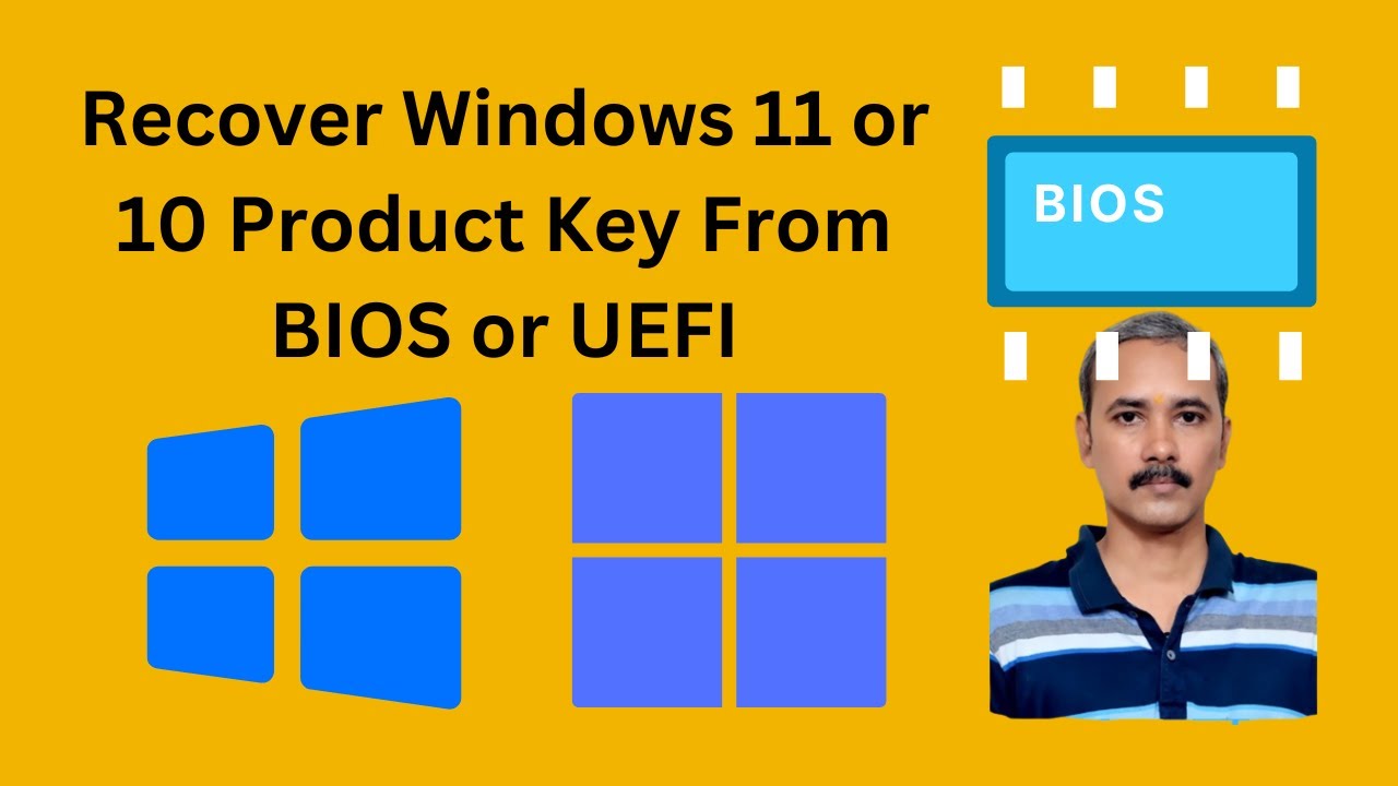 'Video thumbnail for How to Recover Windows 11 or 10 Product Key From BIOS or UEFI using Windows 10 Product Key Tool?'