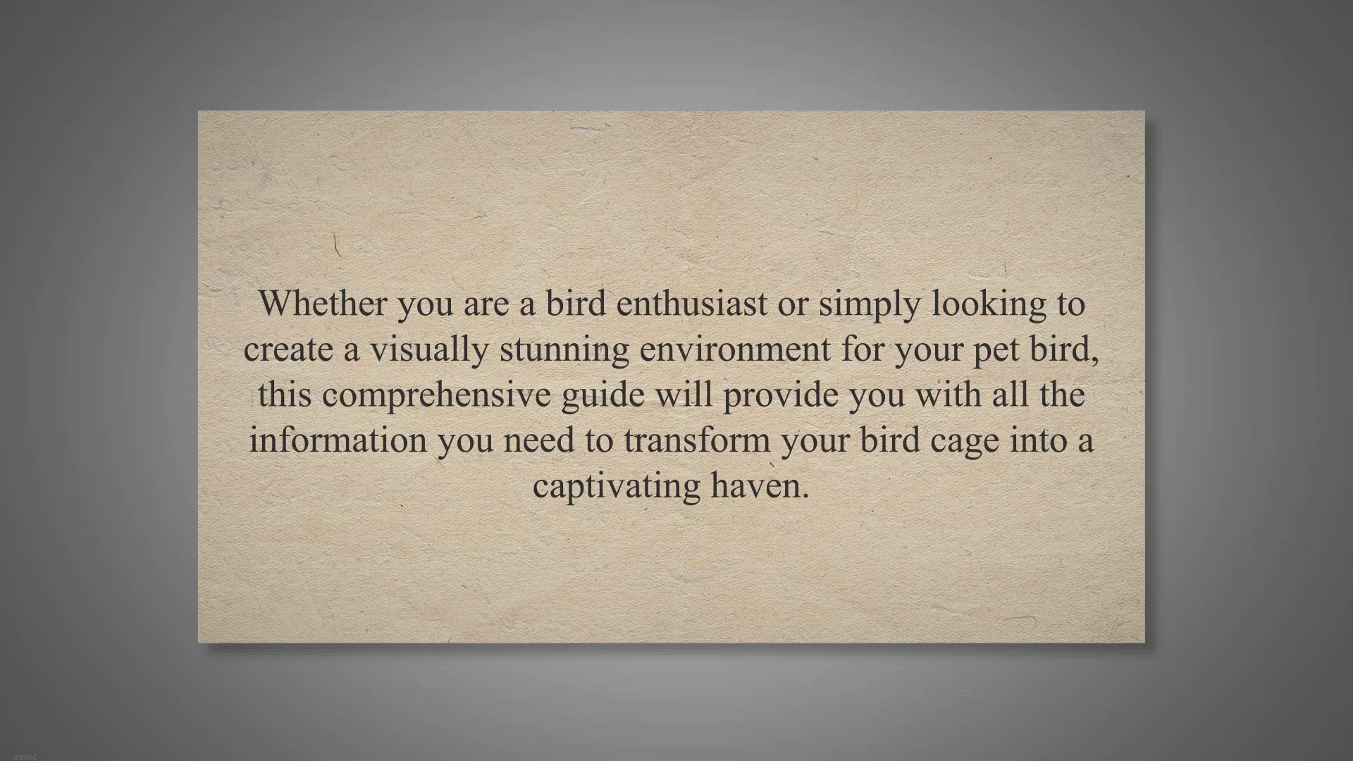 Video thumbnail for Enlightening Your Feathered Friend's Home: Bird Cage Decoration With Lights - A Comprehensive Guide