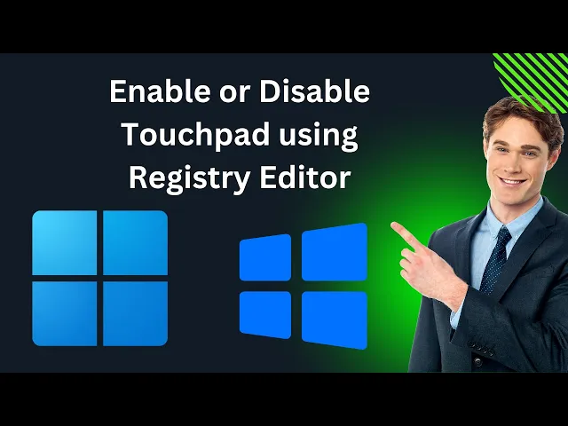 'Video thumbnail for How to Enable or Disable Touchpad on Windows 11 or 10 using Registry Editor | GearUpWindows Tutorial'