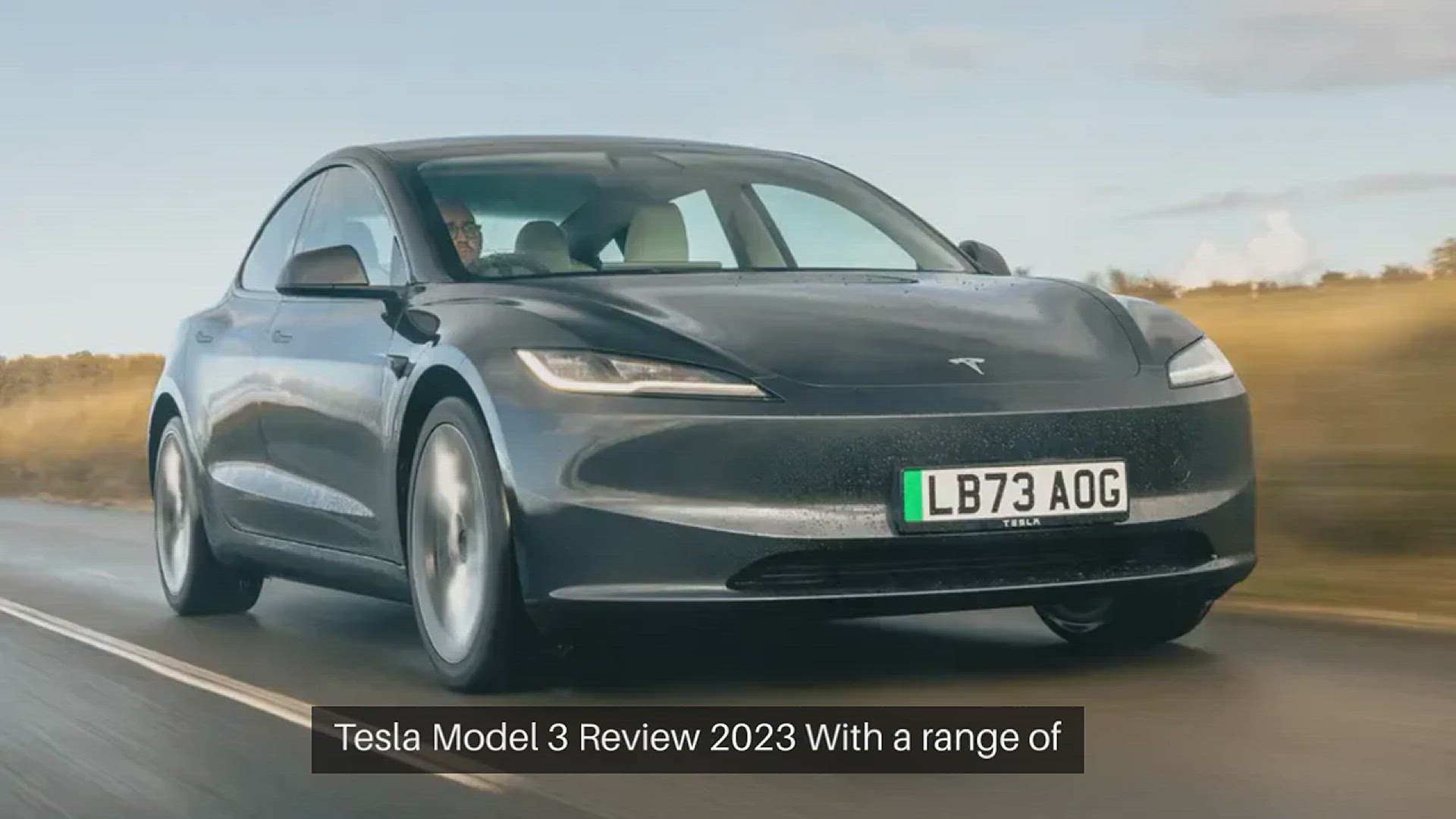 'Video thumbnail for Tesla Model 3 review'