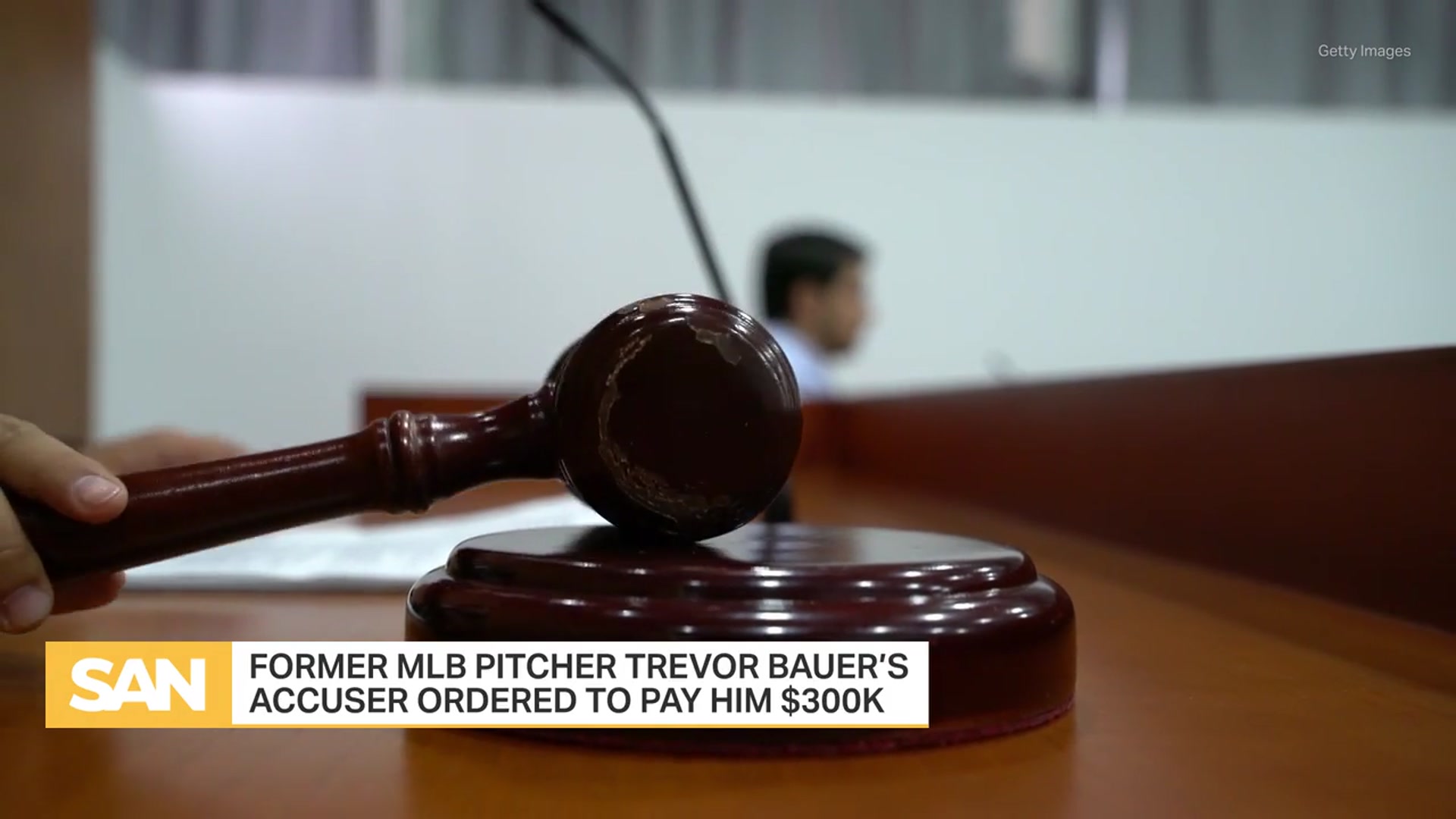 'Video thumbnail for Trevor Bauer's accuser ordered to pay more than $300K for violating settlement'