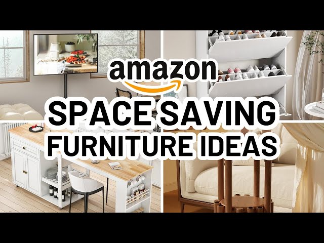 Video thumbnail for SPACE SAVING FURNITURE FROM AMAZON!