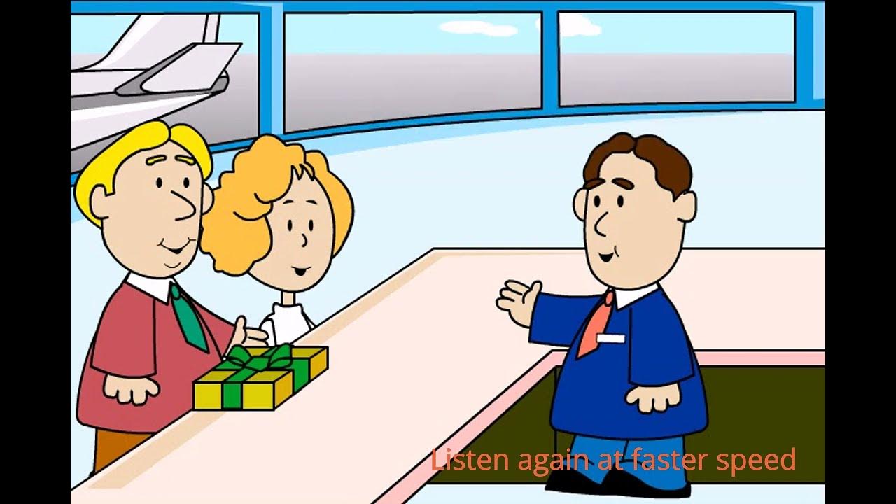 'Video thumbnail for 03 Customs declaration at airport - Korean Conversation for Beginners'