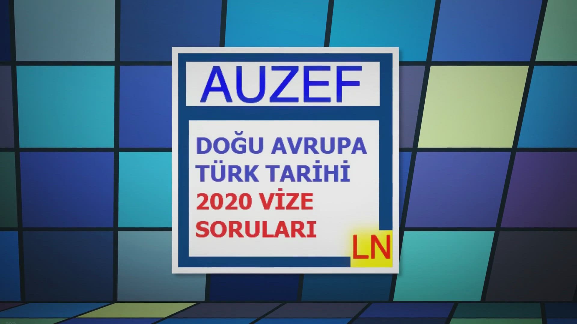 'Video thumbnail for Doğu Avrupa Türk Tarihi 2020 Vize Soruları'