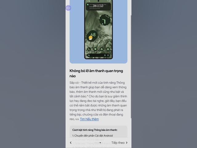 'Video thumbnail for Cập nhật mới trên Android'