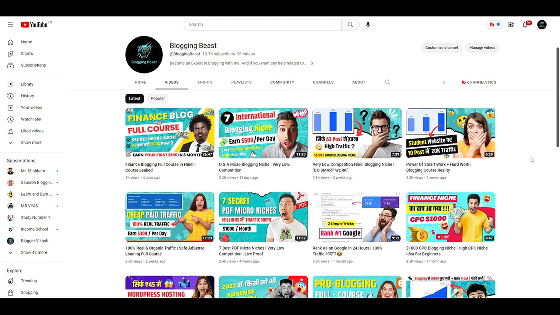 'Video thumbnail for 10x Your Blogging Journey With These Extension _ _100% Success_'