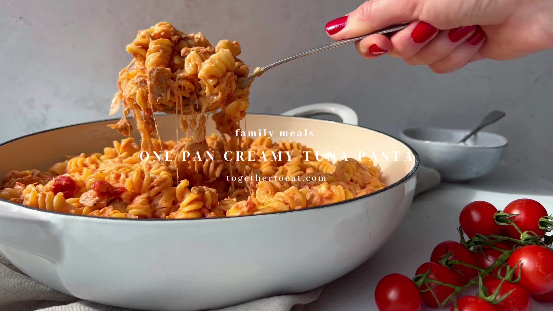 'Video thumbnail for One Pan Creamy Tuna Pasta'