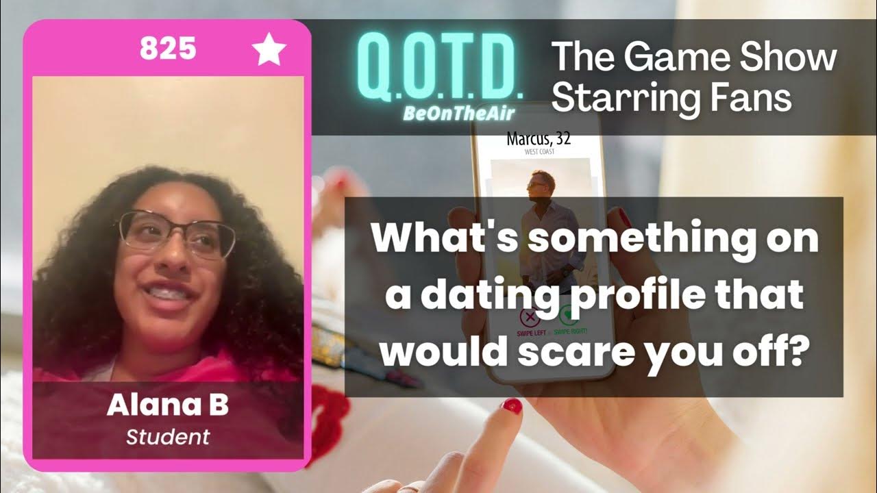 Video thumbnail for Our Favorite Answers: Alana is turned off by "mama's boys" on dating apps.