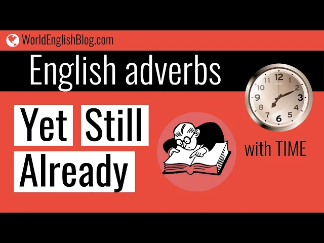 'Video thumbnail for English Grammar 🕒Adverbs with TIME'